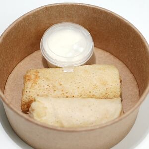 Блины с творогом