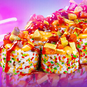 Тартар с лососем и авокадо