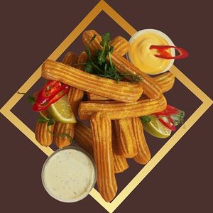 Чуррос Cheese с морской солью и сырной приправой