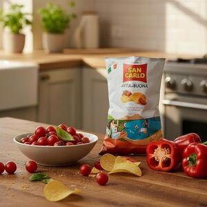 Чипсы картофельные «San Carlo». Италия.