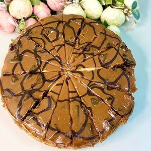 Чизкейк с шоколадным брауни и карамелью Хит