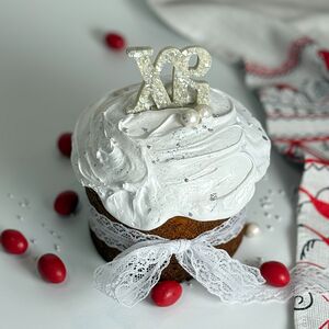 Кулич творожный бездрожжевой