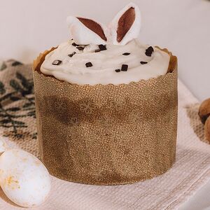 Кулич апельсиновый с варенкой большой