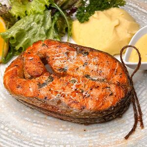 Форель с апельсиновым соусом