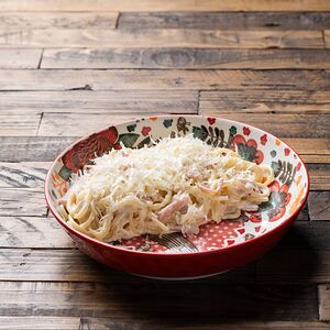 Детские макарошки с ветчиной и сыром