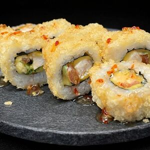 Темпура с копченой курицей