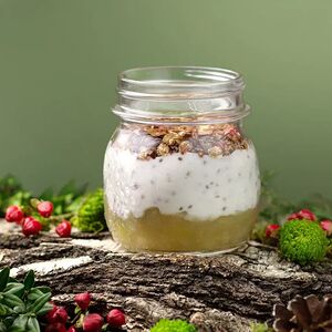 Кокосовое парфе с чатни из груши и фенхеля