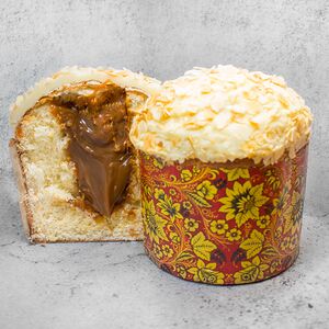 Кулич с карамелью