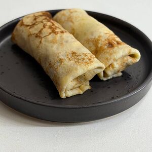 Блины с ветчиной и сыром