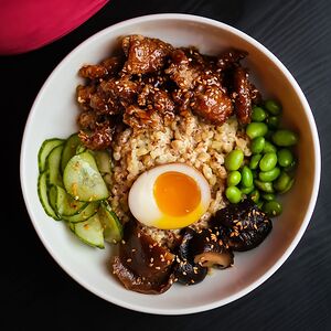 Булгур с цыпленком караге 