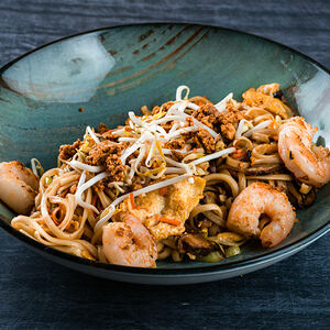 Лапша удон с креветкой