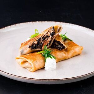 Блинчики с курицей