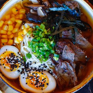 Рамен с говядиной