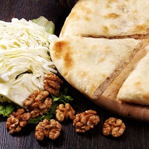  Постный Осетинский пирог с капустой и луком