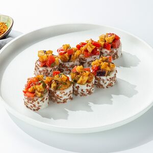 Ролл с баклажаном и фетой