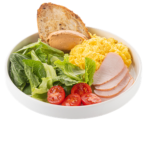 Сытный завтрак с индейкой