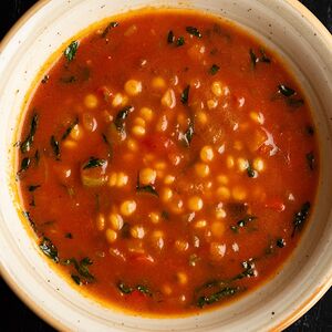 Постный минестроне с птитимом