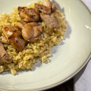 Запечённое куриное бедро