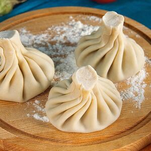 Хинкали с грибами