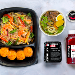 Ланч 3 с супом рамен