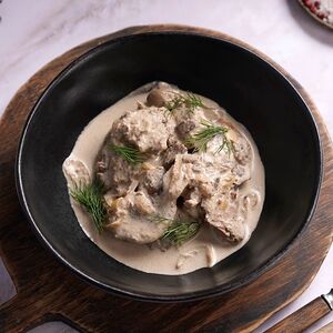 Печень в сливочном соусе