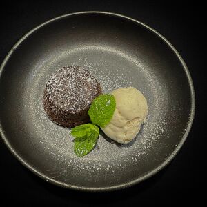 Шоколадный фондан 