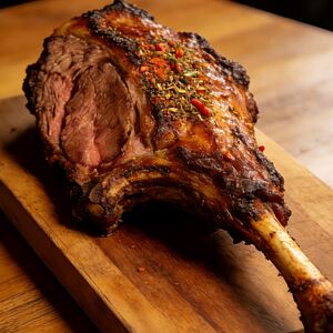 Жареная баранья ножка