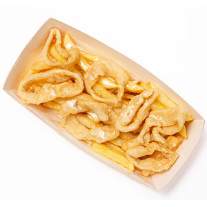 Картофель с кальмаром