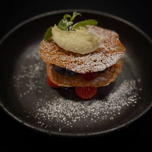 Мильфей/творожный мусс/малина