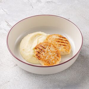 Котлетки куриные с гарниром на выбор