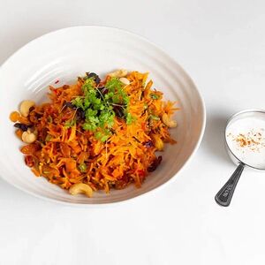 Бриани с соусом райта