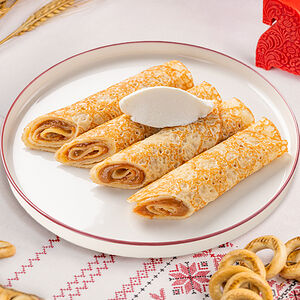 Блинчики с вареной сгущенкой