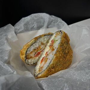 Суши Бургер с креветкой 