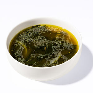 Суп из морских водорослей постный