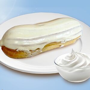 Эклер сливочный