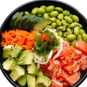 Боул с креветкой терияки