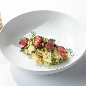 Оливье с ростбифом