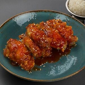 Фрайд чикен с рисом