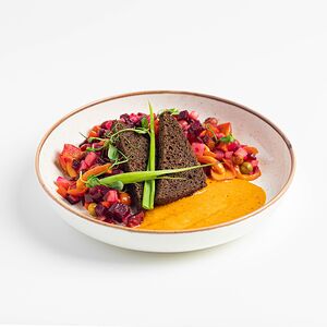 Винегрет из печеных овощей 