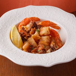 Фритто мисто с лимонным айоли