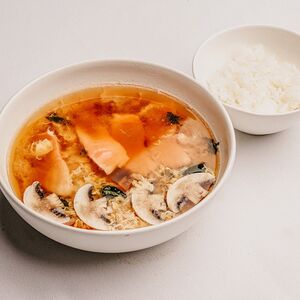 Мисо-суп с лососем