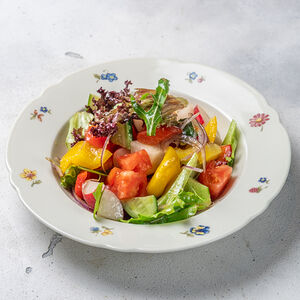 Домашний овощной салат