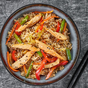 Вок Курица с рисом