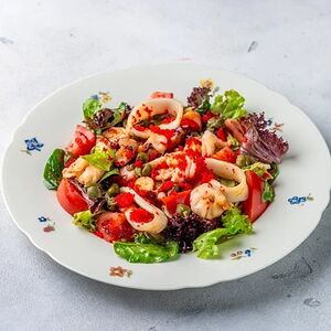 Салат с морепродуктами