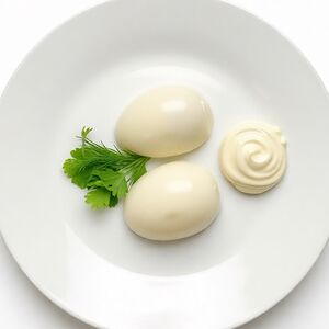 Яйцо под майонезом