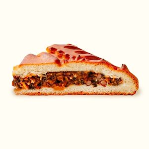 Пирог постный с капустой и грибами