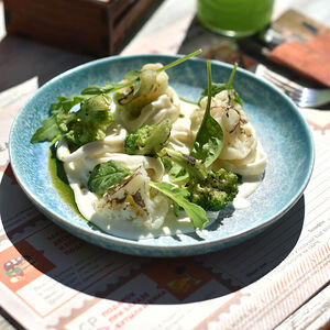 Кальмары в сливочном соусе