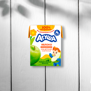 Сок Агуша яблочный