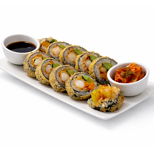 Горячий кимпаб с креветкой