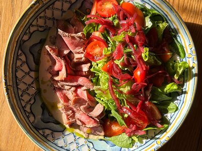 Салат с тальятой 